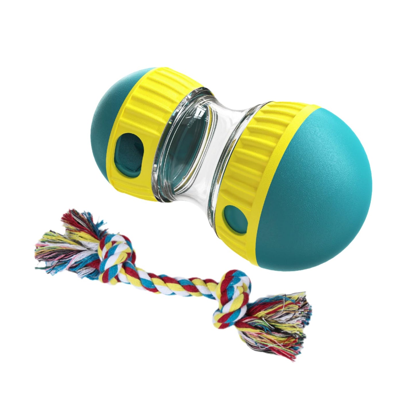Interactive Dog Toys Dog Puzzle Toy Interactive Dog Toys for Boredom(Blue and Dog Bite Rope Toys)