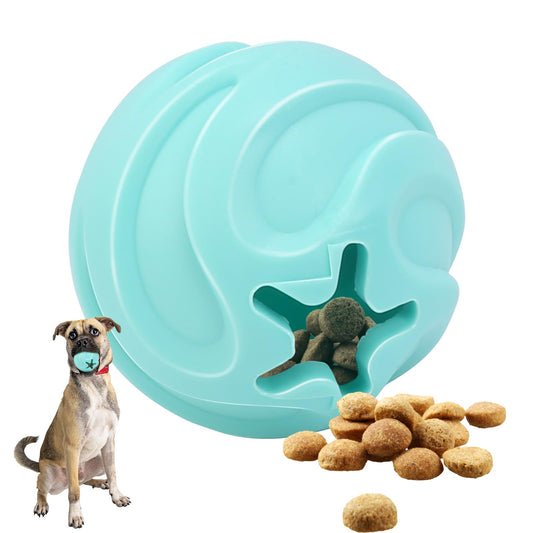 APODESS Dog Puzzle Ball Toy, Interactive Dog Toys Ball for Treat Dispensing, Dogs Treat Ball for Teeth Cleaning/Slow Feeder/IQ Training/Playing, TPU Chew Toys for Medium/Large Dogs