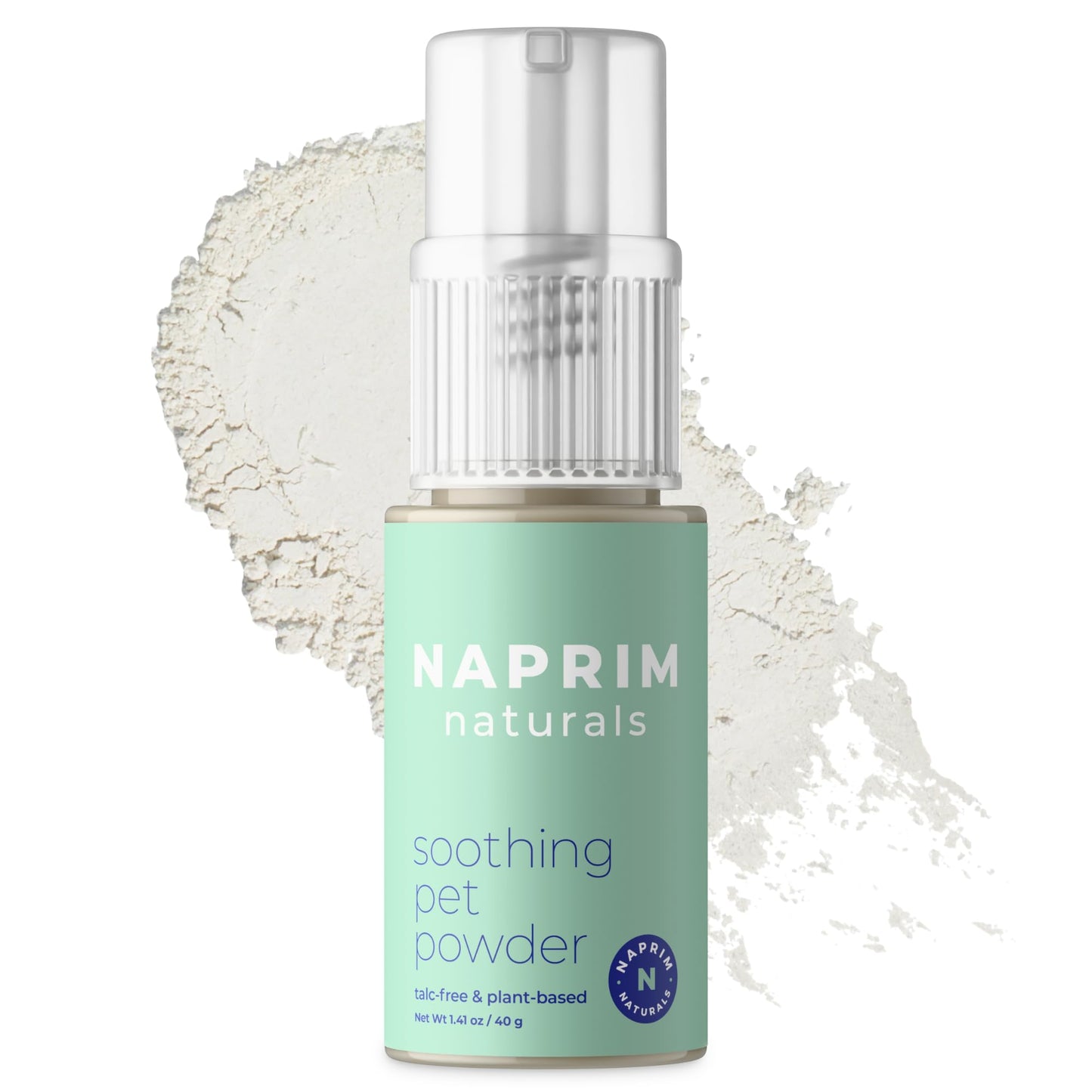 Naprim Naturals Soothing Pet Powder – Talc-Free Itch Relief for Dogs - Hot Spot Treatment, Dog Allergy Relief & Dry Shampoo for Dogs - Dog Paw Balm & Wound Care - First Aid for Sensitive Skin