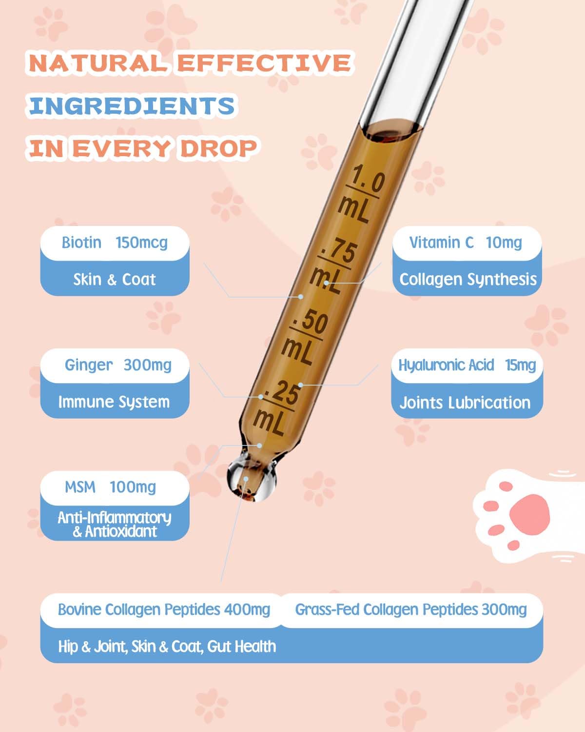 Mushroom Supplement for Dogs & Collagen for Dogs - Lipoma, Digestive, Cellular, Immune Health Support - Hip & Joint, Skin & Coat - With 9 Organic Mushrooms, Collagen, MSM - Chicken & Roast Chicken Fla