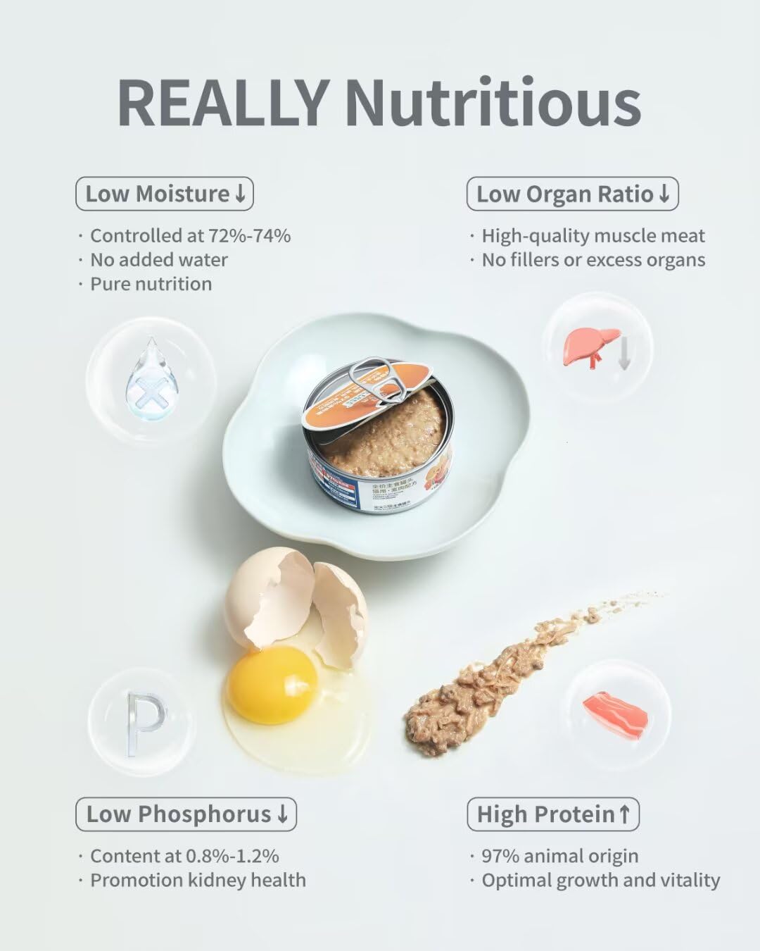 PET-EVER PureFeast Rabbit Recipe Wet Dog Food, Grain Free - BPA Free - Natural Raw Dog Pate Food (Pack of 6) 3.5 Ounce Cans