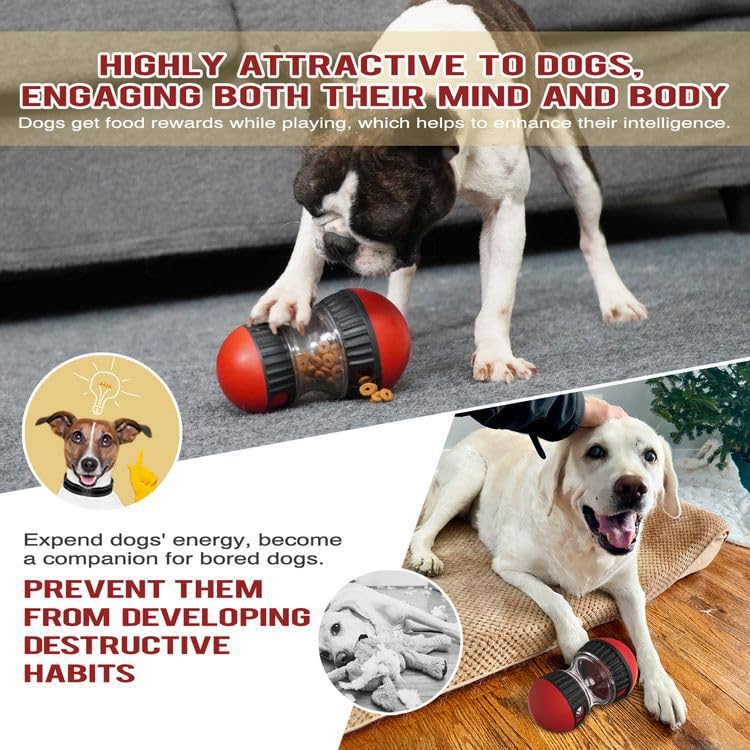 Interactive Dog Toys Dog Puzzle Toy Interactive Dog Toys for Boredom(Blue and Dog Bite Rope Toys)
