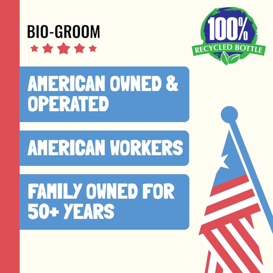 Bio-Groom Econo-Groom Tearless Dog Shampoo Concentrate - Cat & Dog Bathing Supplies, Puppy Shampoo for Gentle Skin, Cruelty-Free, Made in USA, Hypoallergenic, Tear-Free Dog Products - 1 Gallon