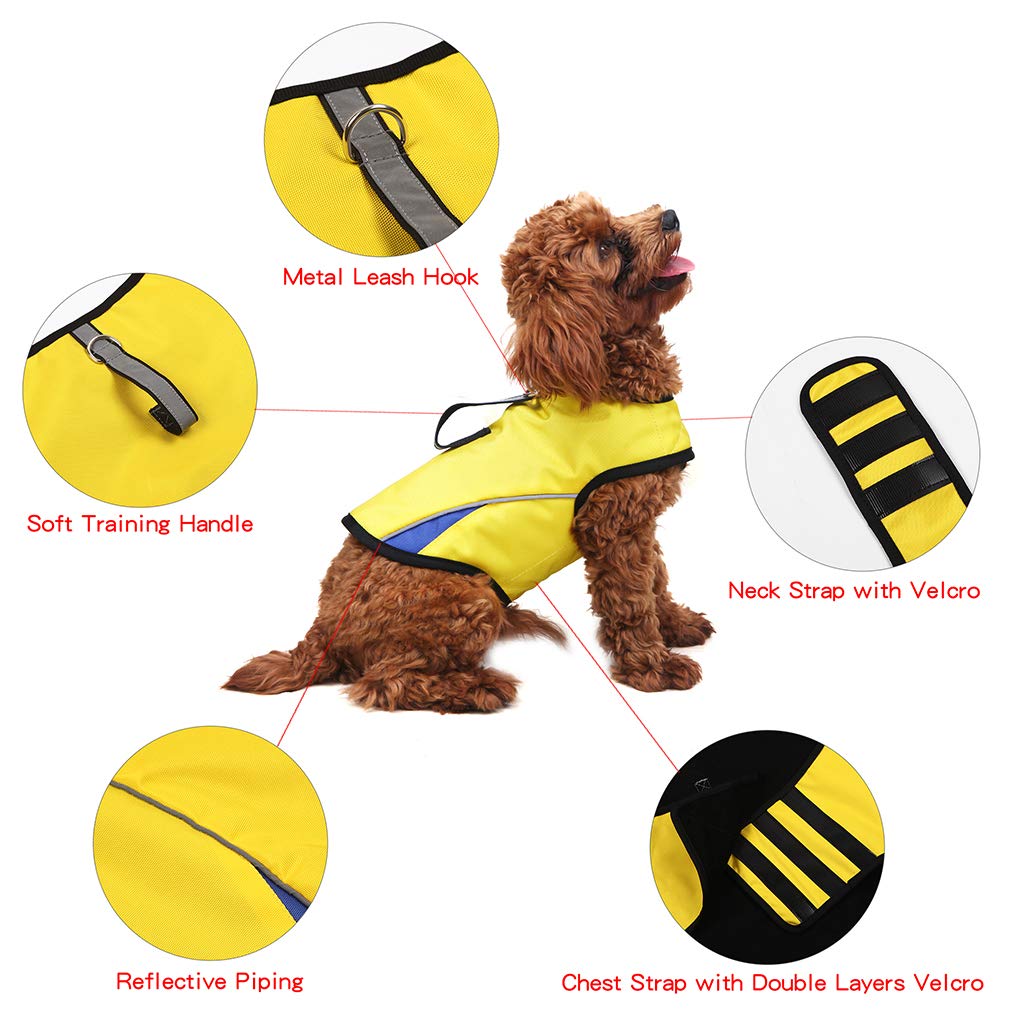 Dog Anxiety Jacket Keep Calming Vest Thunder Coat with D-Ring and Training Handle for Small Dogs