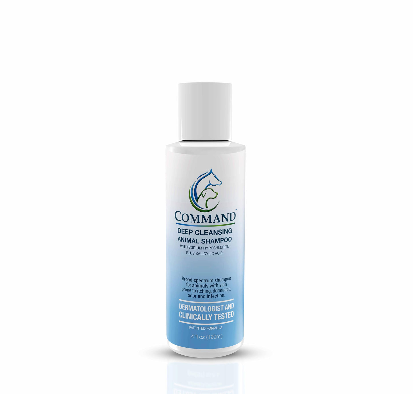 VetriMax Command Medicated Dog Shampoo for Itchy Skin, Anti-Itch Relief for Allergies and Dry Skin, Healing Soothing Pet Care Formula (4 oz)