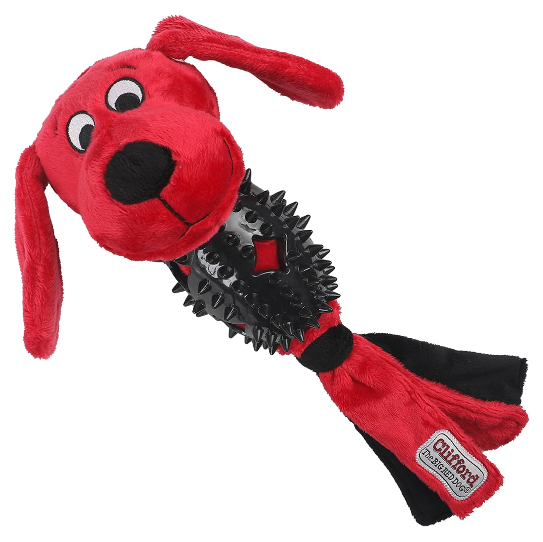 Dog Toys – Tug of War Rope Toy for Dogs, Plush Bone, Durable Rubber Chew Toy for Training, Fetch, Pull, and Play for Large & Small Dogs, Canine Tug Toys. (Ruff n Tough)