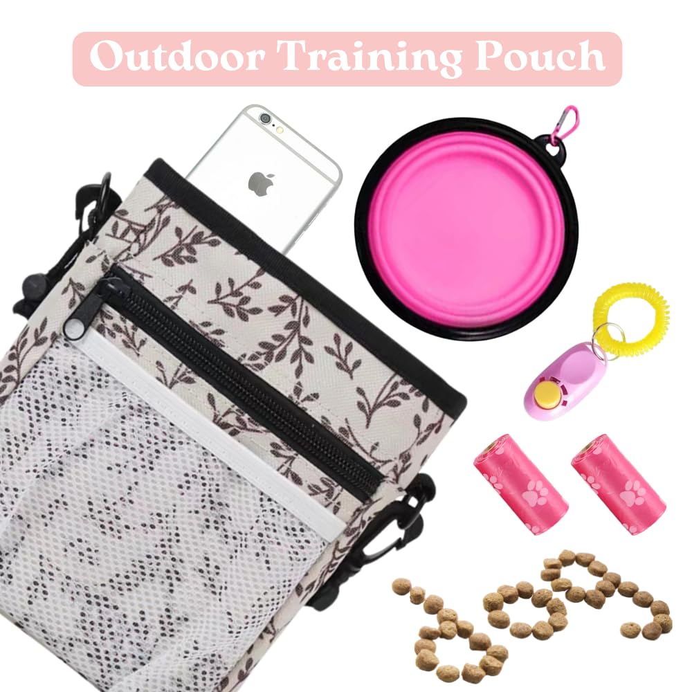 PUPLUXE PREMIUM PET PRODUCTS PupLuxe Puppy Starter Kit | Pink 22 Piece Great for Dog Training A Welcome Gift New First Time Owners and Experience Bundle