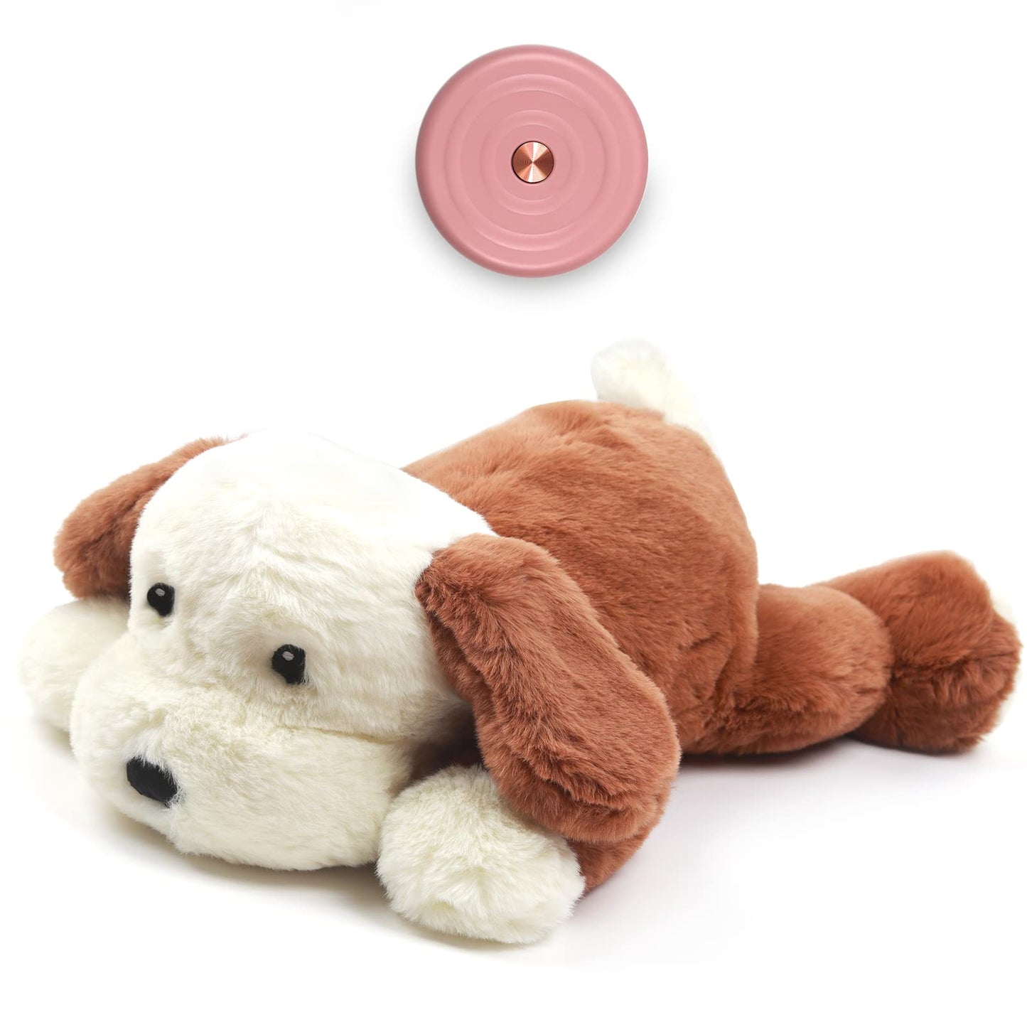 CZTNNZK Heartbeat Puppy Toy for Anxiety Relief Dog Behavioral aid Toy for Puppies Sleep Aid Separation Anxiety Soother for Small Medium and Large Dogs Calming Aid Heartbeat Plush Toys.