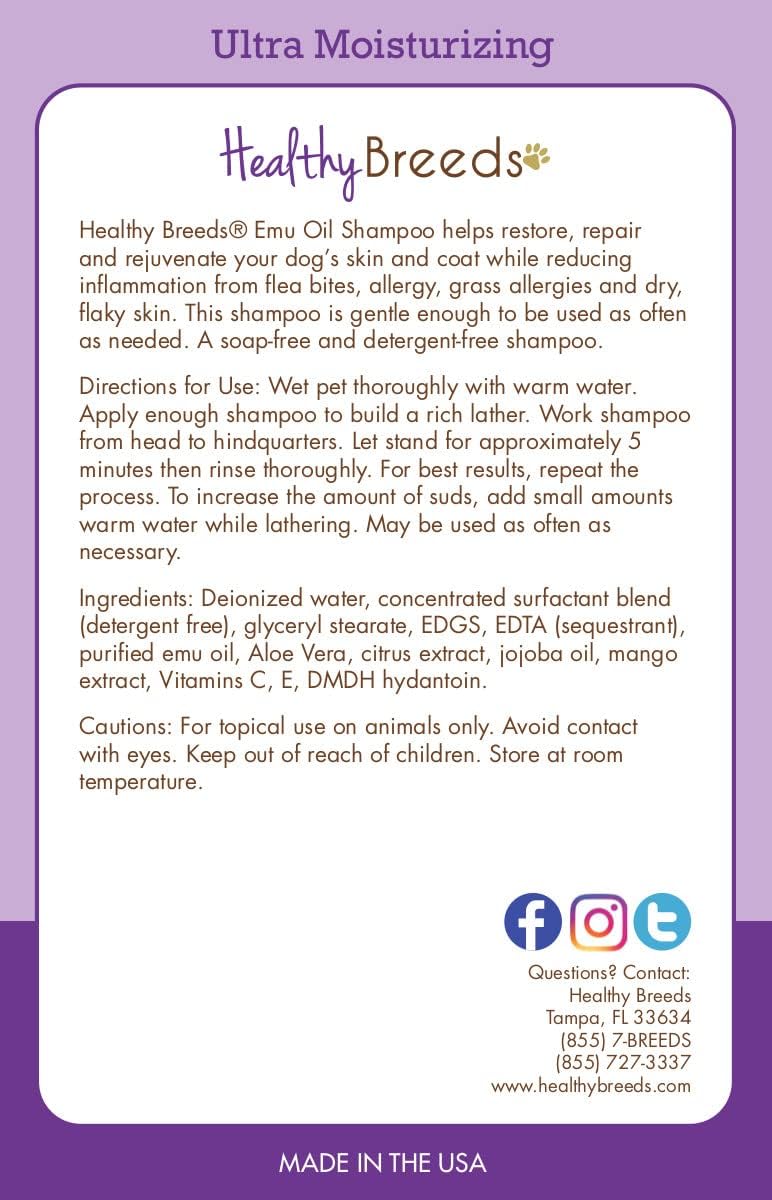 Healthy Breeds Irish Terrier Hypo-Allergenic Shampoo 8 oz