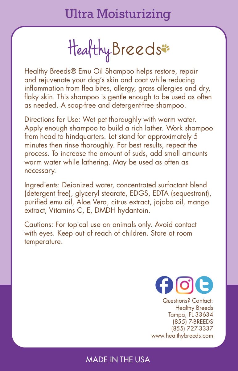 Healthy Breeds Irish Terrier Hypo-Allergenic Shampoo 8 oz