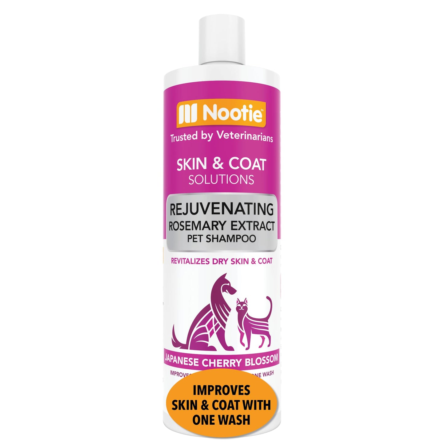 Nootie - Pet Shampoo for Sensitive Skin - Revitalizes Dry Skin & Coat - Natural Ingredients - Gentle Dog Shampoo - Cleans & Conditions