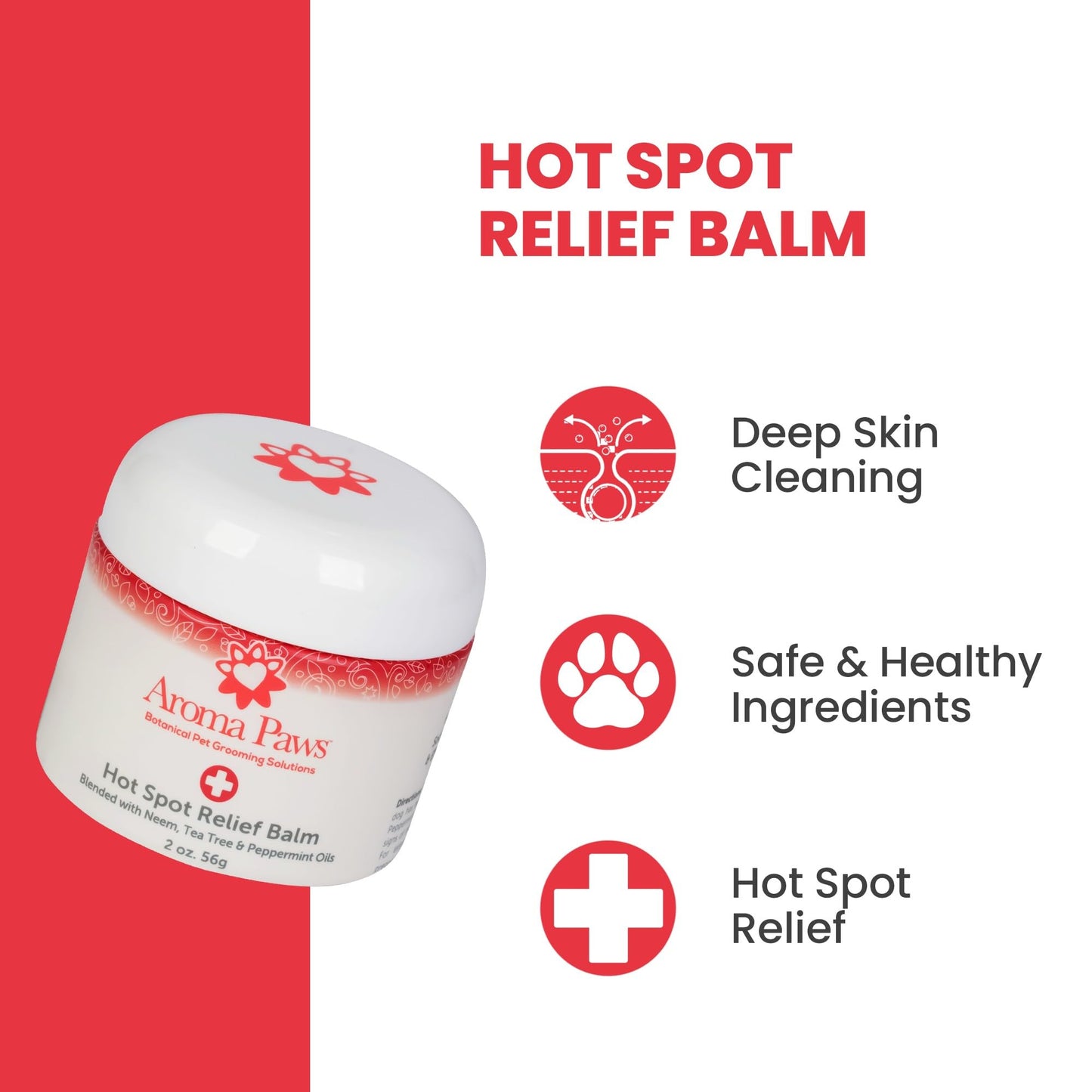 Hot Spot Shampoo & Conditioner 2-in-1 and Hot Spot Relief Balm Kit by Aroma Paws