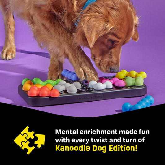 Brightkins Kanoodle Dog Edition Large, Interactive Dog Toys, Enrichment Toy for Dogs, Slow Feeder