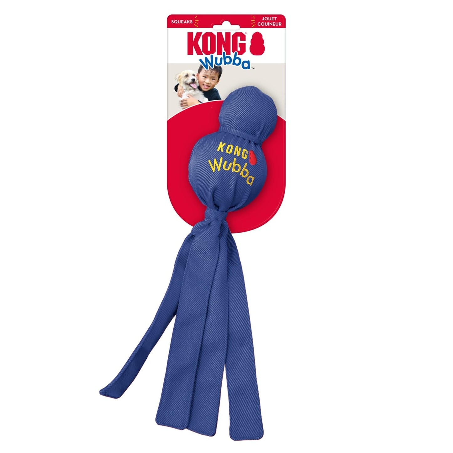 KONG Wubba - Dog Toy for Tug of War & Fetch - Dog Supplies for Puppy & Dog Playtime - Outdoor & Indoor Dog Toy - for XL Dogs