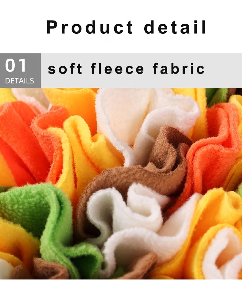 Snuffle Mat for Dogs, Dog Brain Stimulation Toys, Snuffle Mat For Dogs Large/Medium/Small Breeds, 20.47“x18.11" Non-Slip/Portable/Durable Enrichment Toys For Dog, Interactive Feed Game for Boredom