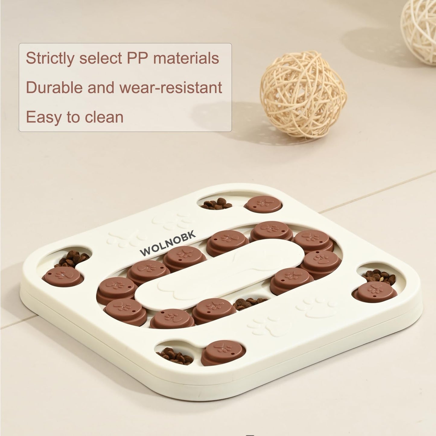 Interactive Dog Toys for Large Dogs,Cat Toys for Bored Indoor Adult Cats,Smart Medium Small Dog Puzzle Toy to Keep Them Busy,Slow Feeder Dog Bowls Training Puppy Essentials Pet Gifts