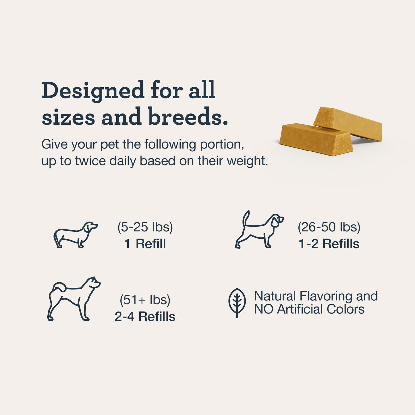 Kradle Calming Dog Bone - Refillable Chew Toy - Ashwagandha GABA - Supports Relaxation - 8" Nylon Bone