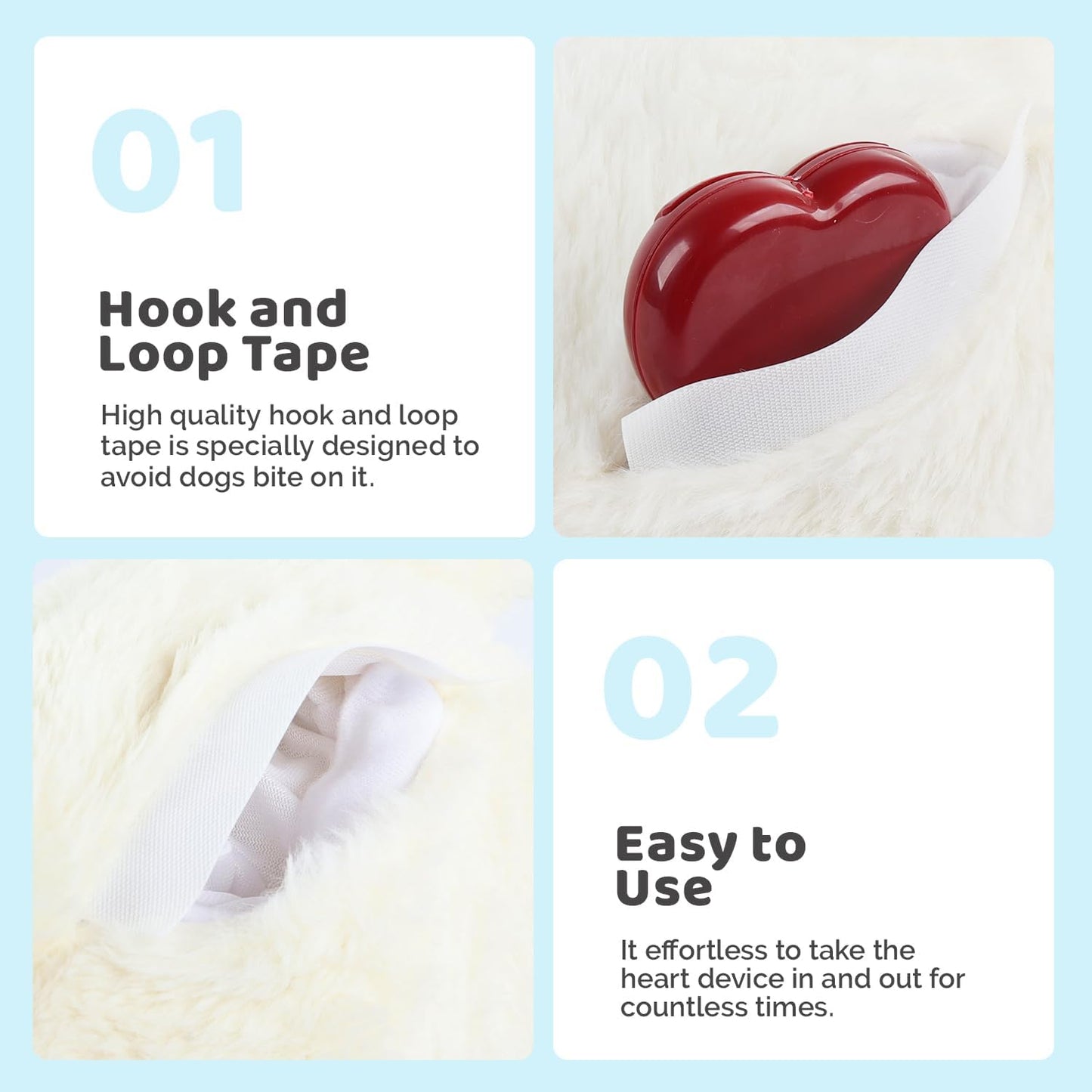 ALL FOR PAWS Puppy Heartbeat Stuffed Animal Toy, Dog Anxiety Toys Soothing Dog Crate Snuggle Sleep Aid Plush Comfort Toys