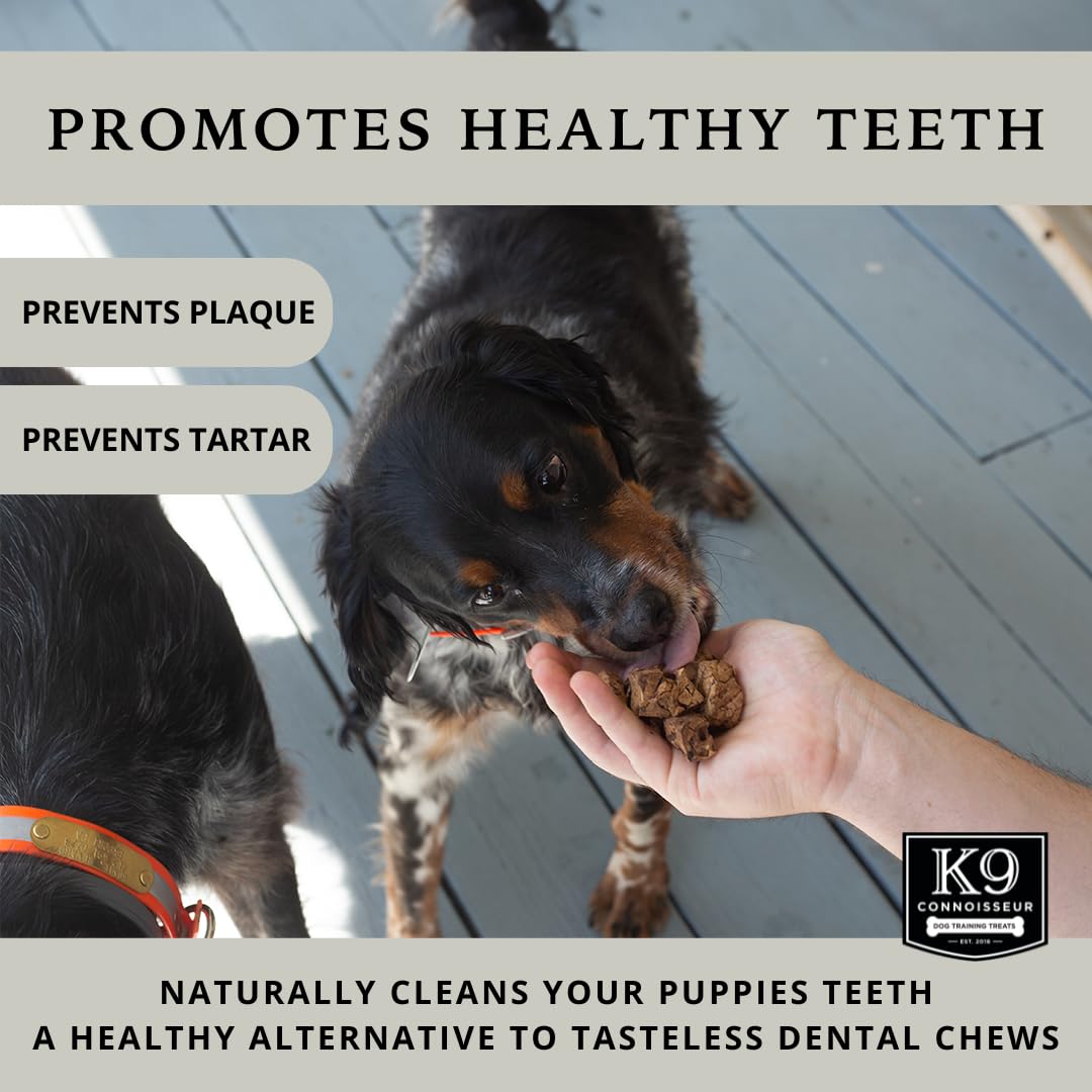 K9 Connoisseur Beef Lung Dog Training Treats All Natural & Lean, USA Made Single Ingredient, Bulk Dogs Treat, Grain Free, for All Breeds & Sizes - 8 oz