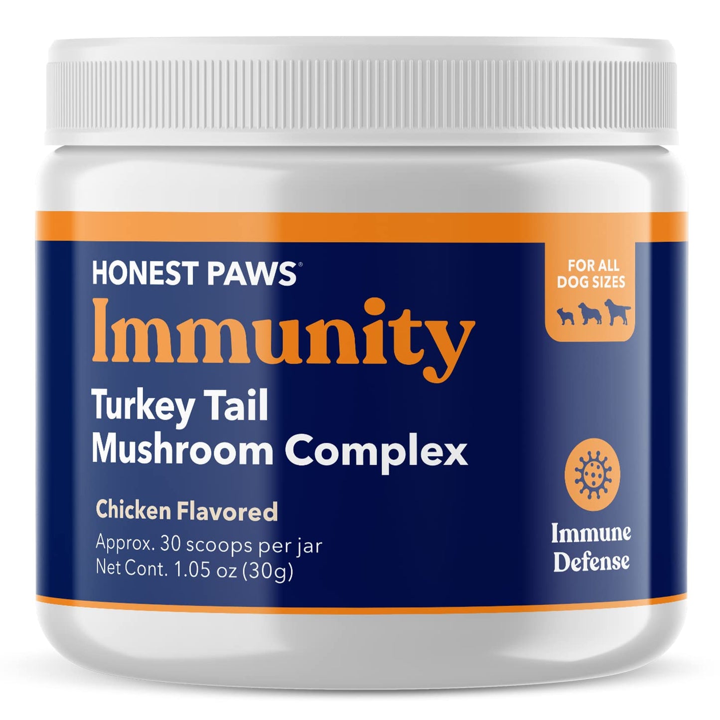 Honest Paws Dog Shampoo and Conditioner - Plant Based, All Natural & Dog Digestive and Immunity Booster with Turkey Tail Mushroom Blend - Bundle