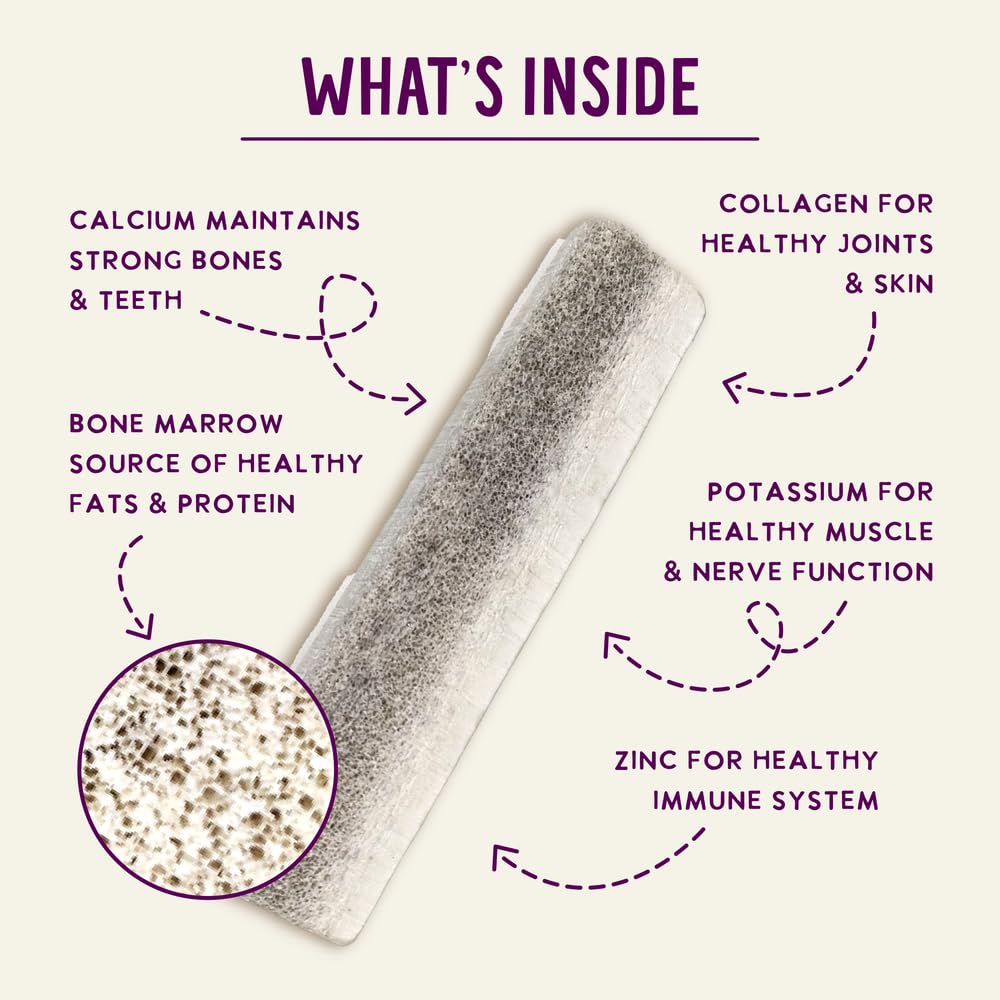 Health Extension Small Sliced Elk Antlers for Dogs – Long-Lasting Natural Chews for Dental Health, Puppy Training & Aggressive Chewers