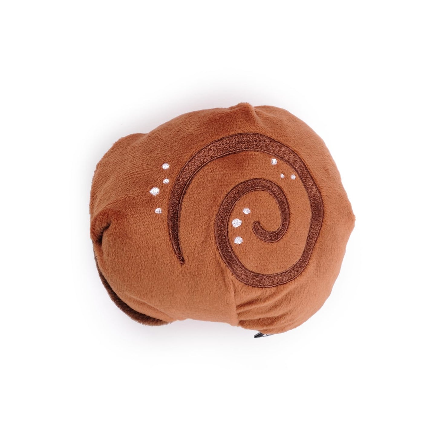 CHEWFFON Interactive Dog Enrichment Snuffle Toy, Squeaky Dog Toys, Cute Soft Puppy Gifts, Crinkle Treat Puzzle Toys for Brain Stimulation, Cinnamon Roll Toy for Small and Medium Size Dogs
