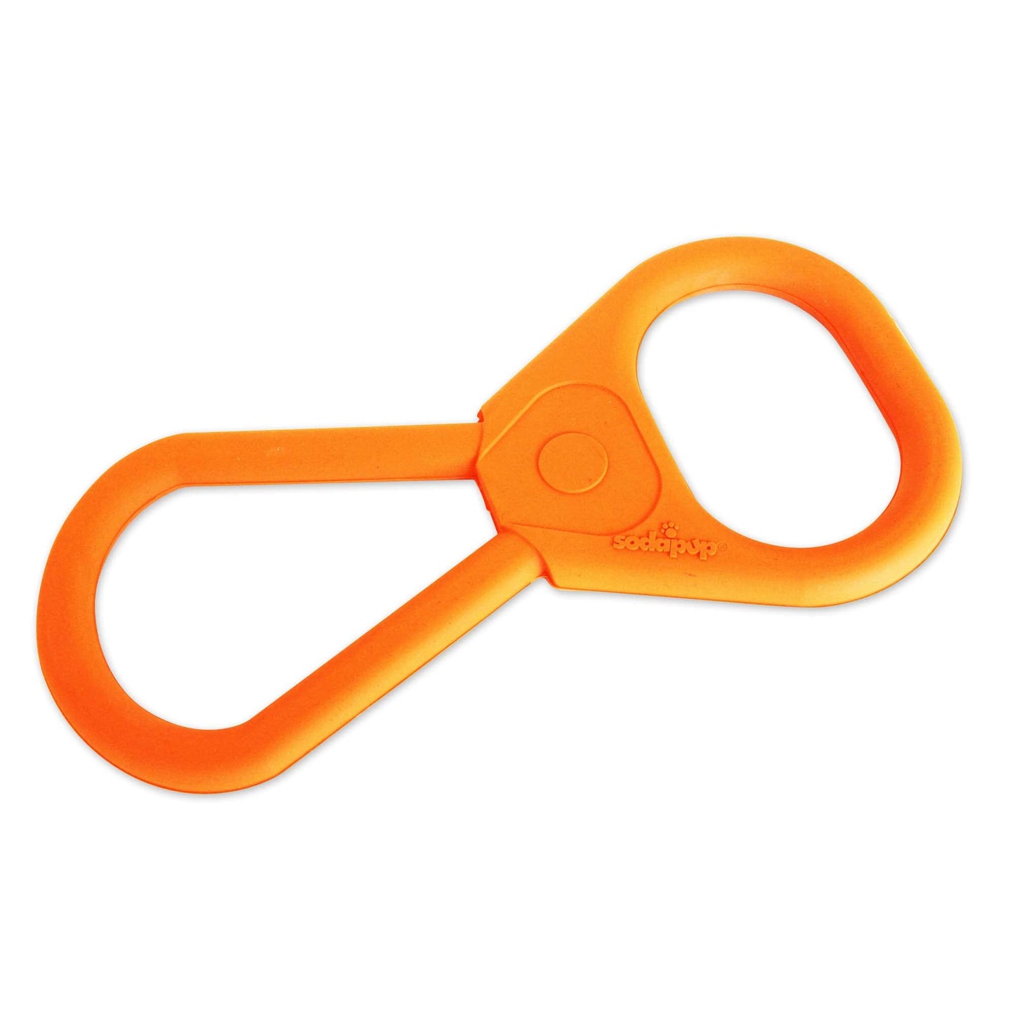 SodaPup Can Pull Tab – Durable & Interactive Dog Tug Toy Made in USA from Non-Toxic, Pet Safe, Food Safe Natural Rubber Material for Bonding & Play Time, Mental & Physical Exercise, Training, & More
