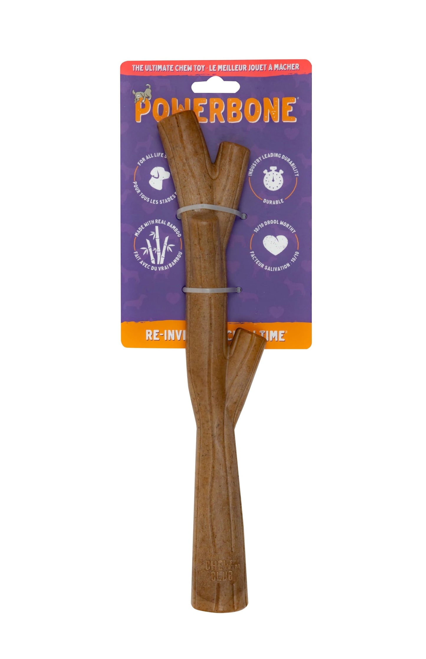 KONG - Extreme Goodie Bone Most Durable Natural Rubber Dog Bone for Power Chewers - Black - for Extra Large Dogs