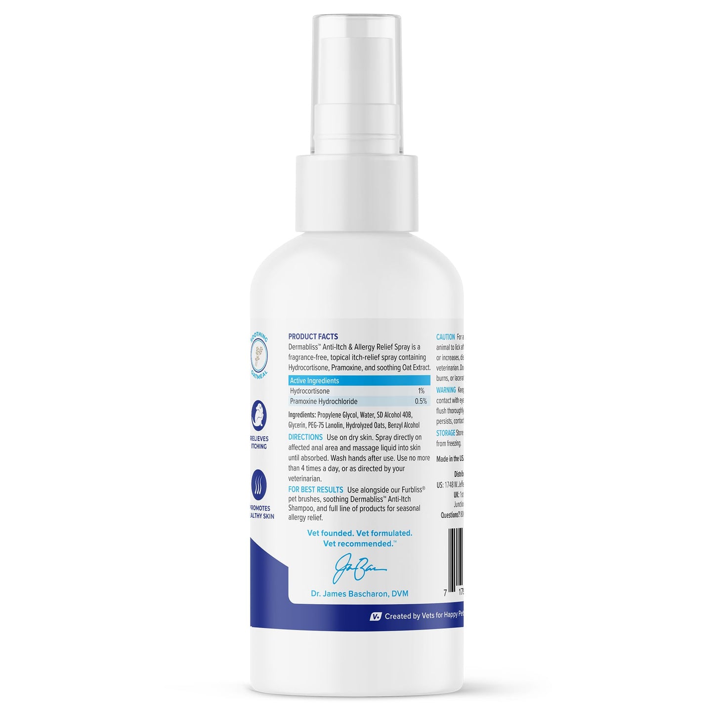 Bio-Groom Oatmeal Dog Shampoo – for Allergies and Itching, Cruelty-Free, Dog Bathing Supplies, Puppy Shampoo for Sensitive Skin, Made in USA, Anti-Itch Dog Products – 12 fl oz 1-Pack