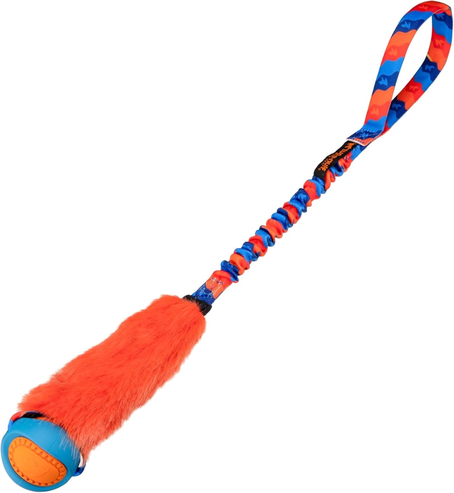 Tug-E-Nuff - Fauxtastic PowerBall Bungee | Durable Bungee Tug Toy for Dogs | Ideal for Interactive Dog Training and Dogs of All Ages | Made of Durable Faux Fur | 63cm (25 inches) in Length
