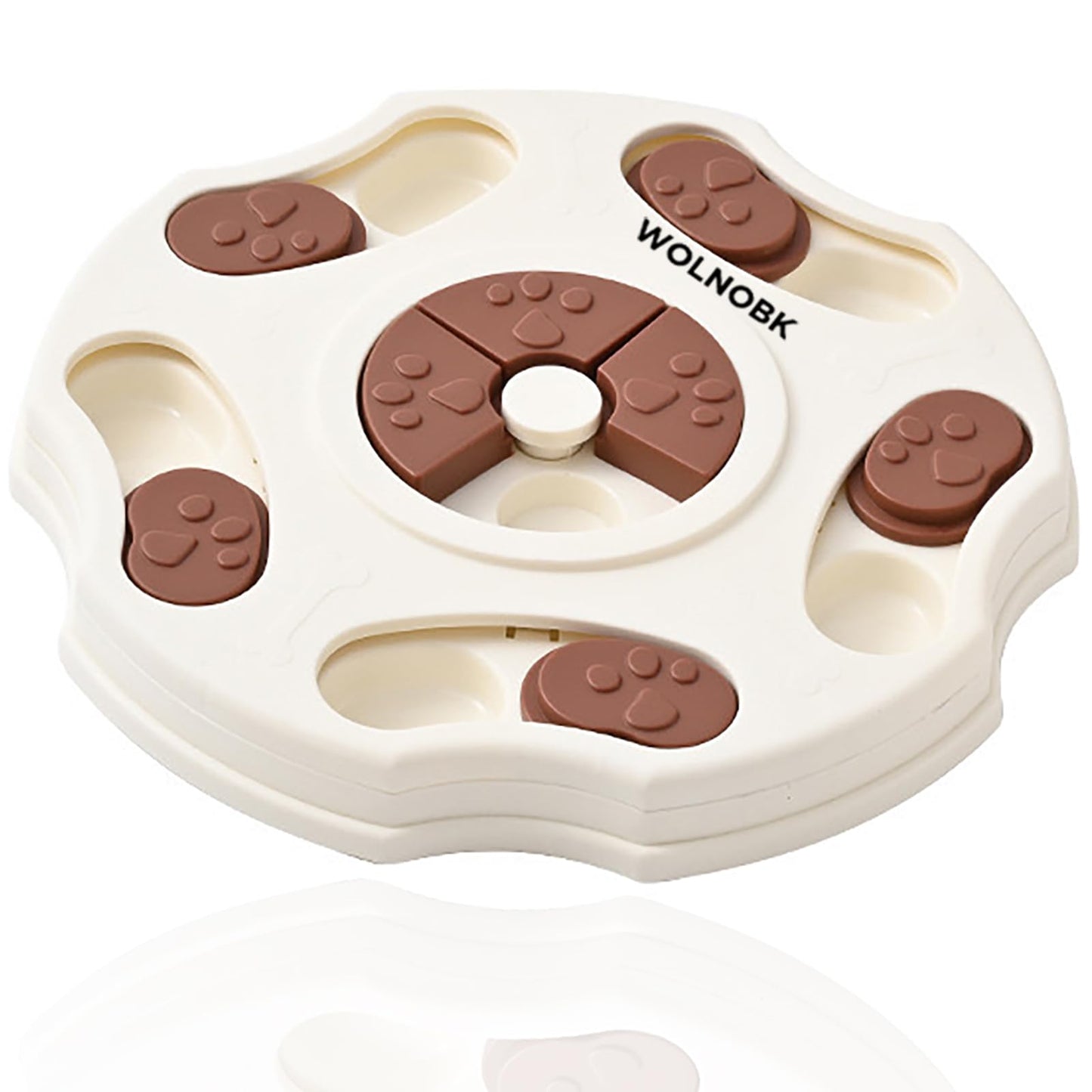 WOLNOBK Interactive Dog Puzzle Toy for Smart Large Small Medium Dogs to Keep Them Busy Training Chew,Cat Toys for Bored Indoor Adult Cats,Slow Feeder Dog Bowls Feeder Puppy Toys Essentials Pet Gift