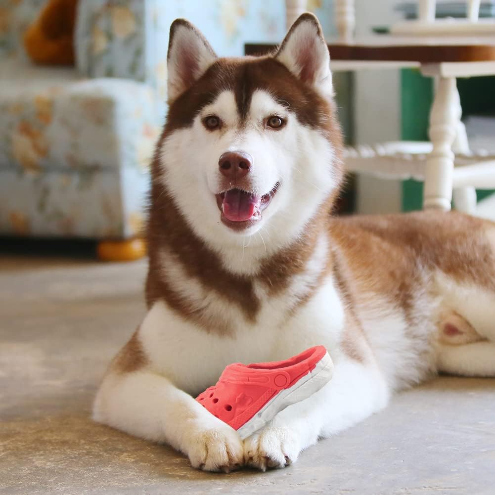 MONDOTOY Dog Chew Toys,Tough Dog Toys for Aggressive Chewers,Durable Rubber Puppy Toy, Interactive Puppy Toys Aggressive Chewers Medium Large Breed