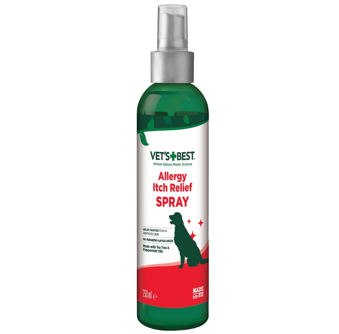 Vet's Best Allergy Itch Relief Spray for Dogs | Soothes Dog Dry Skin | Relieves The Urge to Itch, Lick, and Scratch | 8 Ounces
