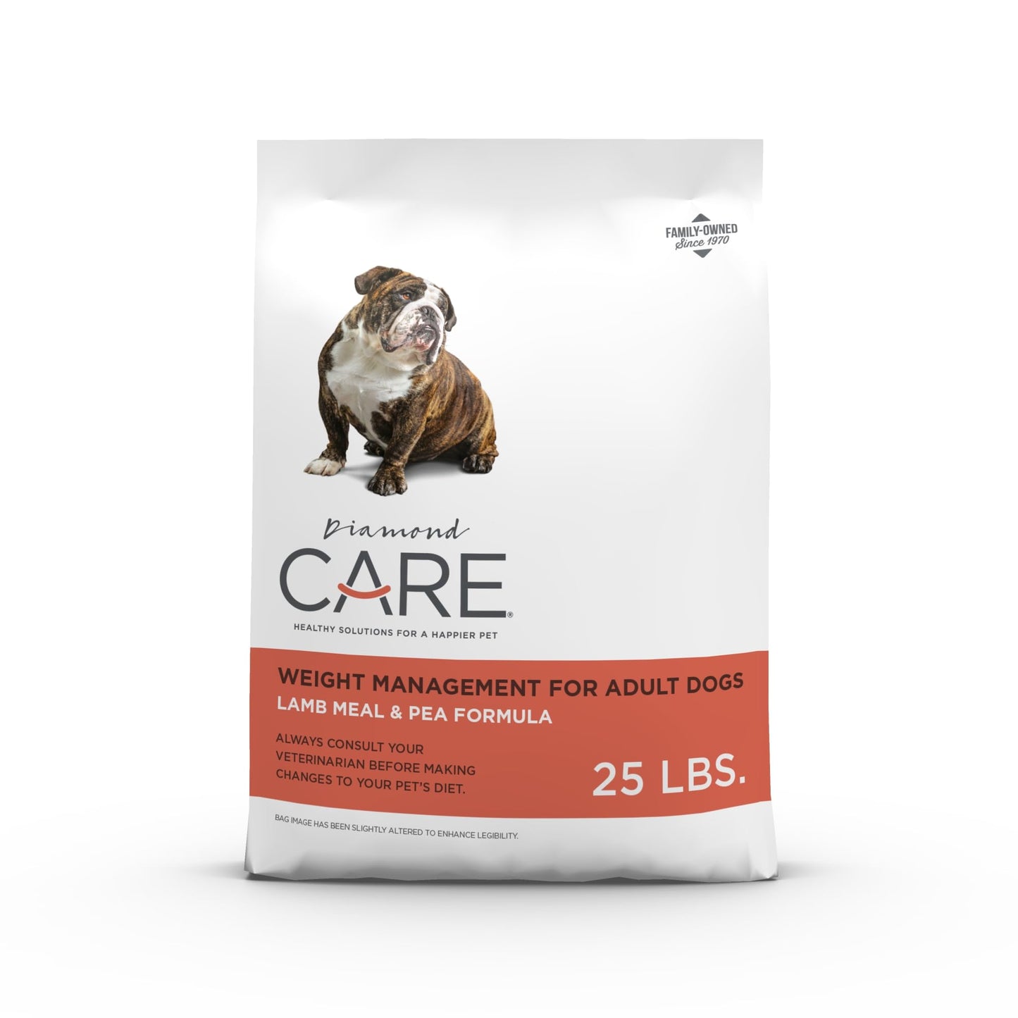 Diamond CARE Specialized Grain-Free Formulation Adult Dry Dog Food to Support Healthy Weight Management Made with prime Lamb Protein, Probiotics and High Fiber to Aid in Weight Control 25lb