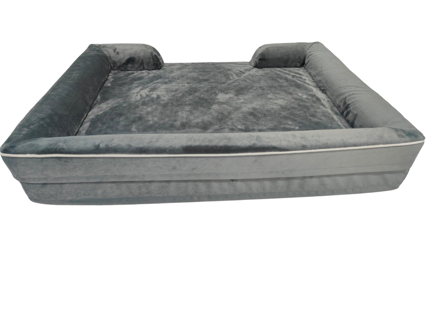 JEKAZU XL Orthopedic Dog Bed for Extra Large Dogs - Waterproof, Memory Foam Large Dog Bed with Washable Cover - Pet Beds for Big Sized Breeds and Senior Pets - Non-Slip Bottom - X-Large, Grey