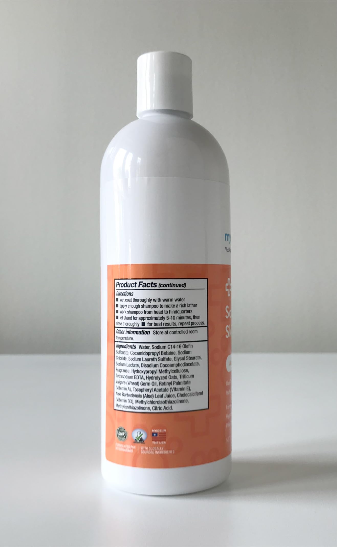 MySimplePetLab Soothing Skin Wash, Dog Shampoo for Itching, Relief for Itchy, Dry, Sensitive Skin, Gentle Formula, Moisturizes, Aloe and Oatmeal, Pina Colada Scent