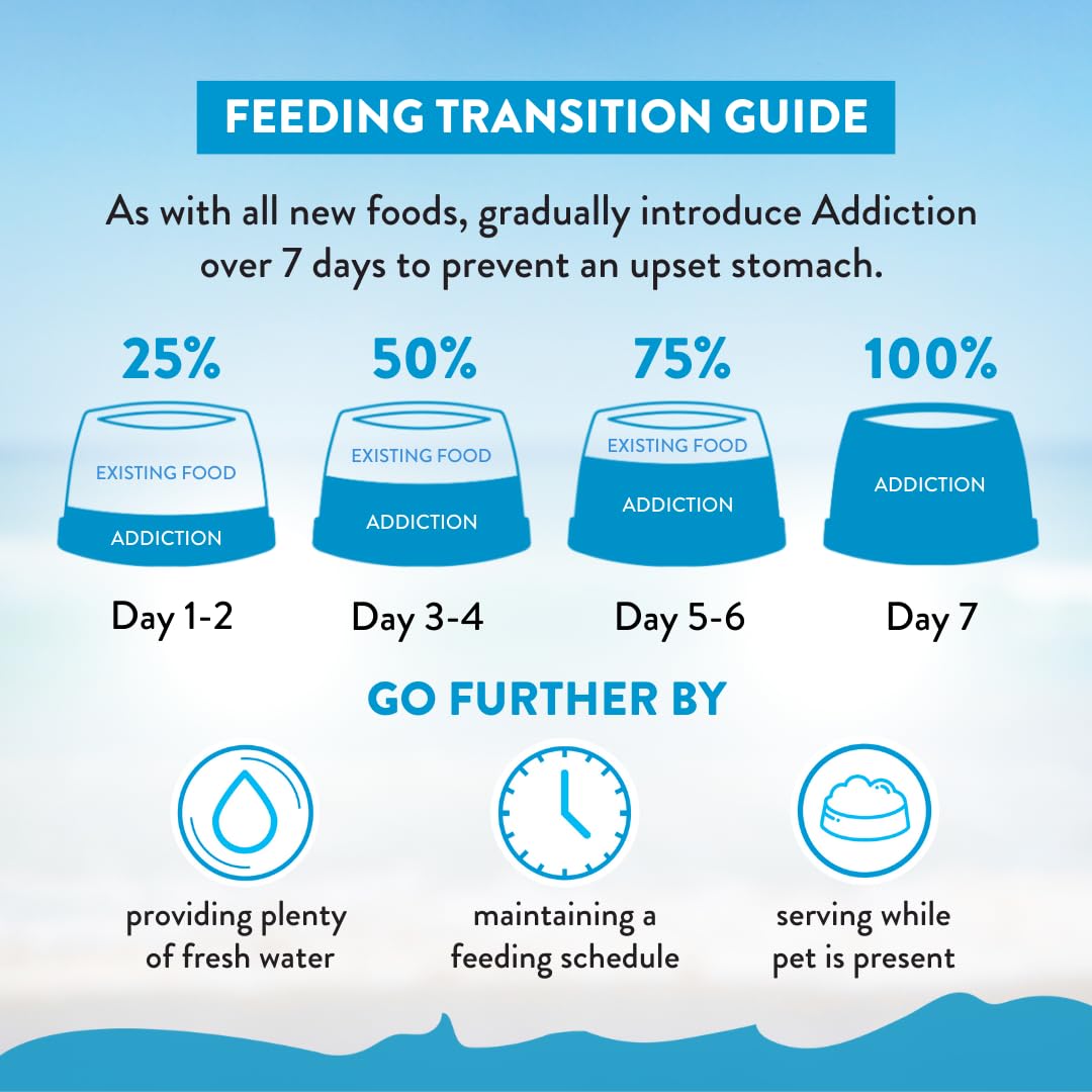 Addiction Salmon Bleu Grain-Free Dry Dog Food - Rich in Prebiotics to Support Skin, Coat & Cognitive Health - Salmon Recipe for All Dog Life Stages - Made in New Zealand 4lb - 2 Packs