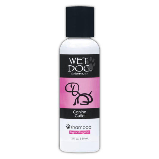 Wet Dog Canine Cutie All-Natural Organic Oatmeal Sensitive Skin Shampoo for Female Dogs, Moisturizing Detangling Deshedding Hypoallergenic for Itchy Skin