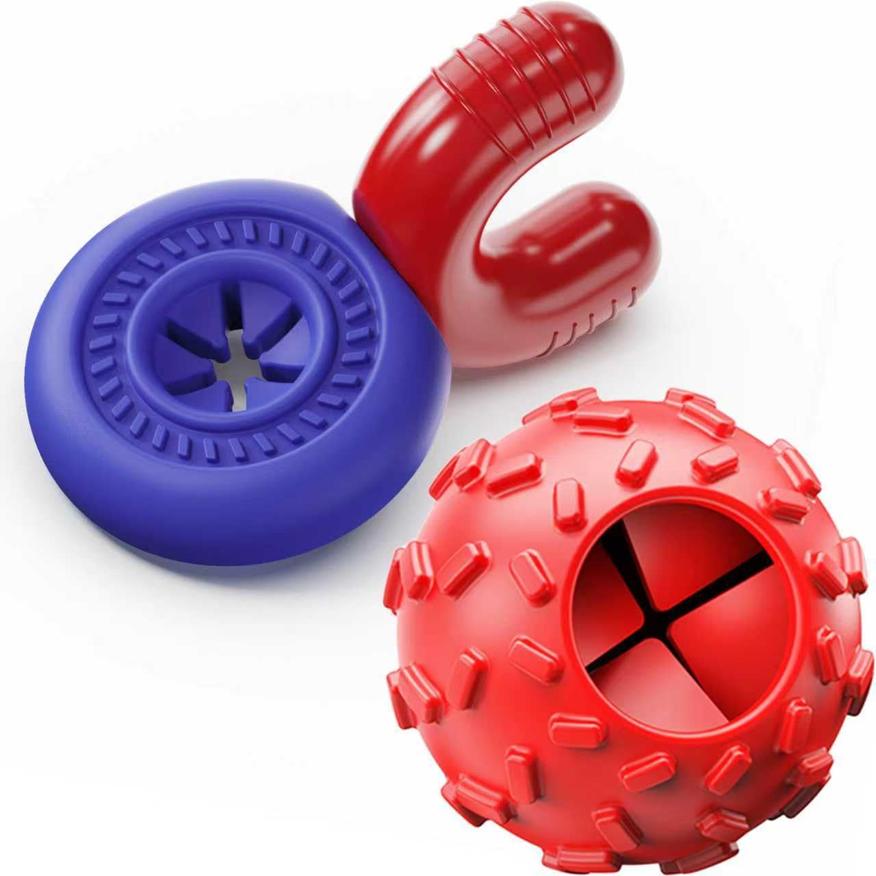 ZHIERDE Treat Dispensing Dog Toys & Bully Stick Holder for Large Dogs
