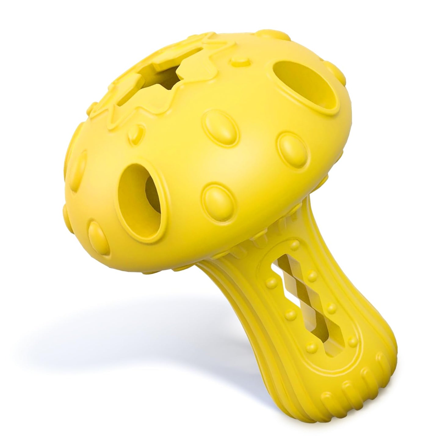 Dog Chew Toys for Aggressive Chewers, Rubber Treat Dispensing Stimulation Toy to Keep Them Busy, Durable Interactive Enrichment Puzzle Toy for Medium Large Breed Dogs