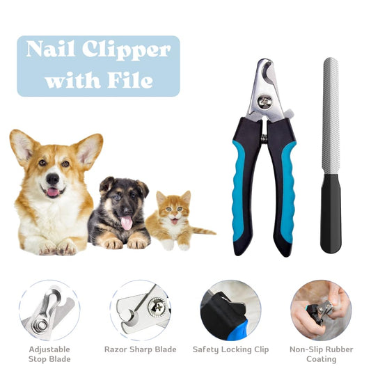 PupLuxe Puppy Starter Kit Blue 22 Piece Kit Great for Dog Training New Dog Bundle
