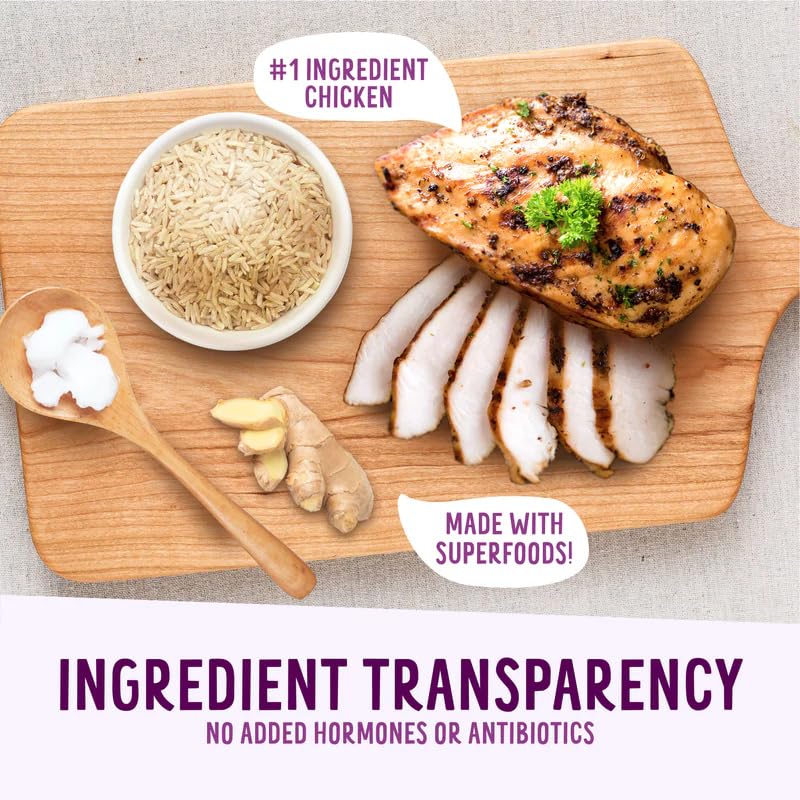 Health Extension Heart-Shaped Crunchy Biscuits, 12oz (340g) – Chicken Flavor, GMO-Free Dog Training Treats for Small Breeds, Added Vitamins & Minerals (Pack of 2)