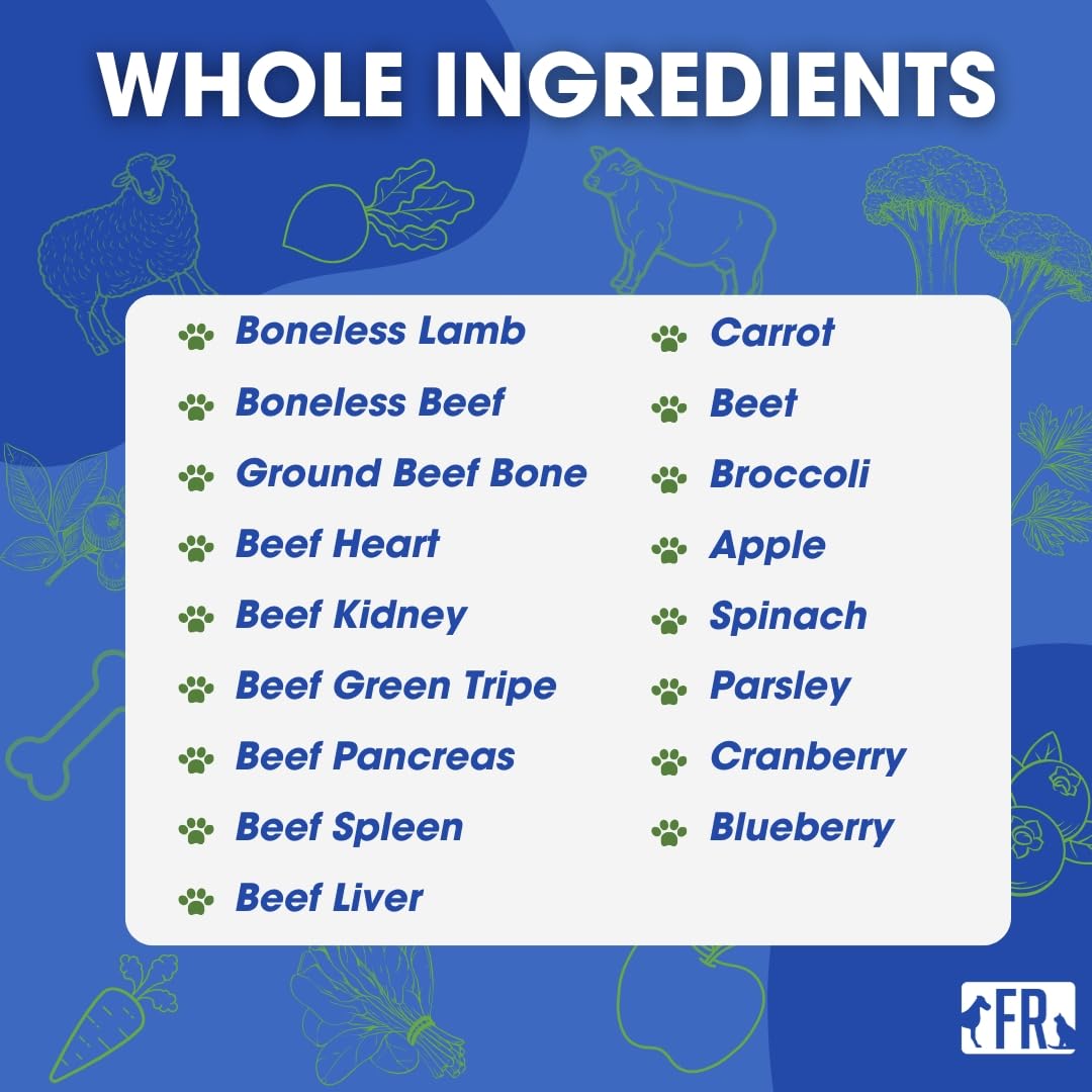 Formula Raw Freeze-Dried Raw Dog Food – Lamb – High Protein, Grain-Free, No Fillers or Additives, Meal Mixer or Topper, Supports Healthy Digestion, Joints, and Coat – 1.55 lb