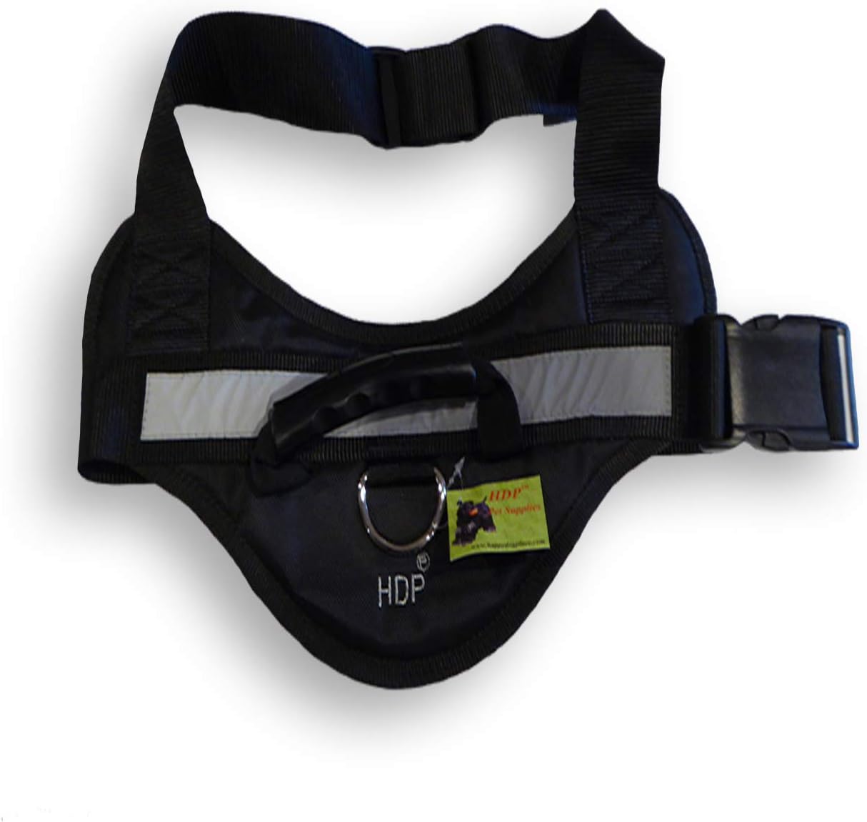 HDP Big Dog Soft No Pull Harness Size:Medium Color:Black