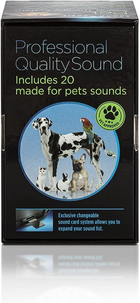 Sound Oasis Pet Bluetooth Sound Machine, 20 Dr Developed Calming Sounds to Soothe, Relax, Separation, Anxiety, Stress Relief, Sleep for Canine, Puppy, Dog, Cat for Storms, Fireworks, Barking, Travel