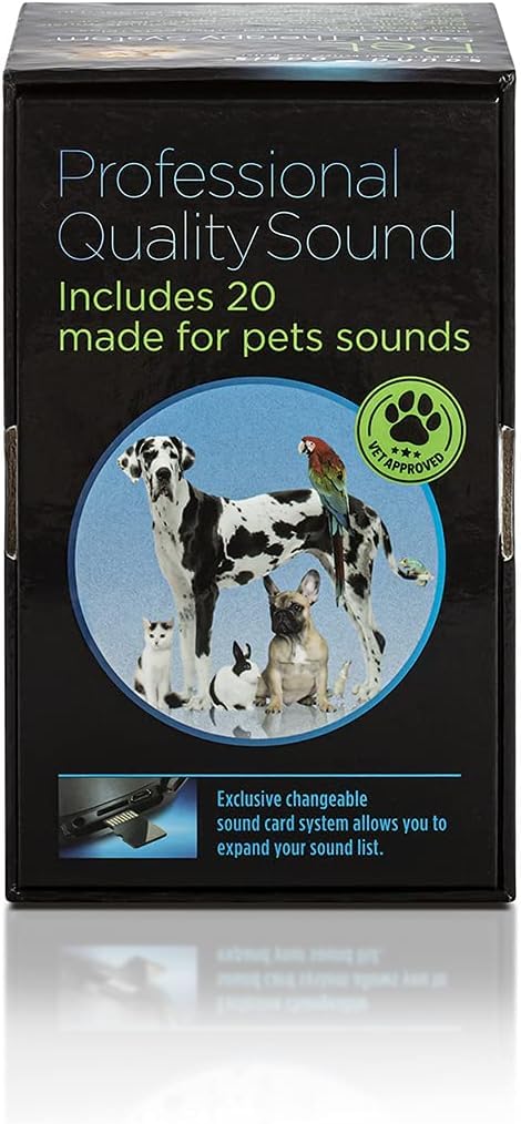 Sound Oasis Pet Bluetooth Sound Machine, 20 Dr Developed Calming Sounds to Soothe, Relax, Separation, Anxiety, Stress Relief, Sleep for Canine, Puppy, Dog, Cat for Storms, Fireworks, Barking, Travel