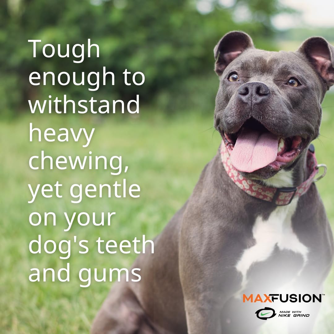 Arlee Home Fashions Max Fusion with Nike Grind, Tug of War Dog Toy for Chewers – XL Chew Toys for Large Dogs, Interactive Outdoor Puppy Toy for Teething, Play, Enrichment, Training & Dental Health