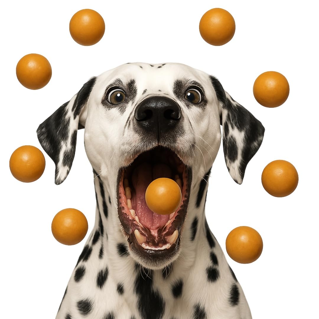 BUDDY BUDDER Superberry Snoot Bites, Natural Peanut Butter Dog Treats with Berry Flavor, Soft Peanut Butter Ball Treat or Use to Hide-A-Pill, 15 Balls, 5.3oz