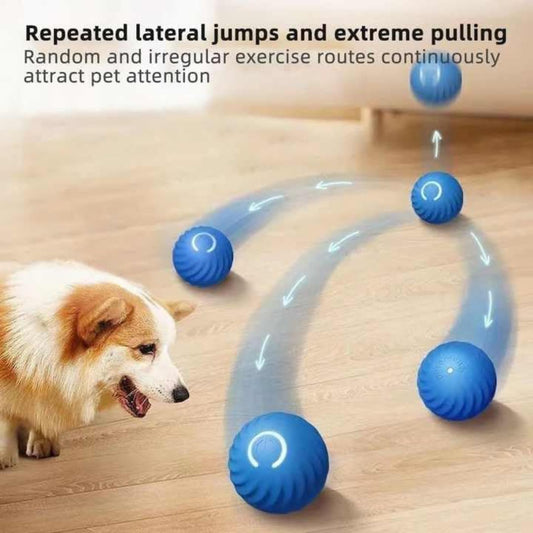 Interactive Dog Ball, Blue 2.2 Inch Electric Dog Toy for Small/Medium Dogs, Automatic Moving Electric Rolling Dog Toy, Ideal Gift for Dog Owners Seeking Interactive Rolling Ball