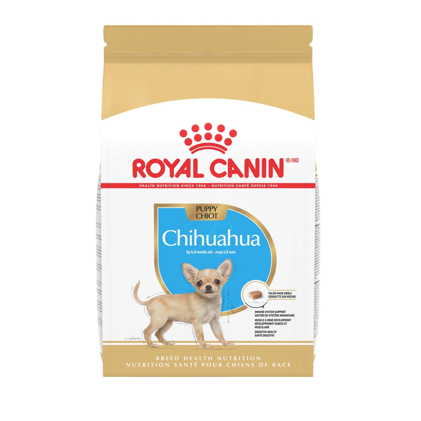 Royal Canin Breed Health Nutrition Chihuahua Puppy Dry Dog Food, 2.5 lb Bag